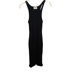 NWOT LNA black ribbed dress